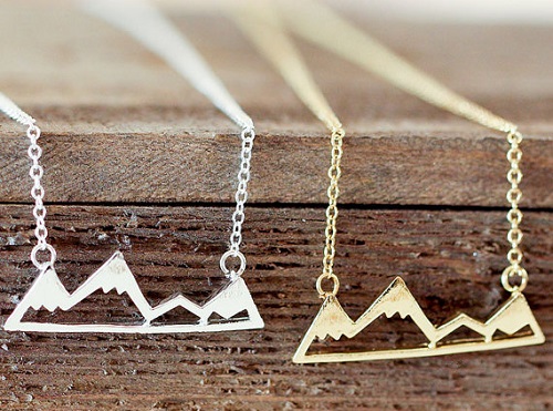 Tiny Mountain Pride Necklace