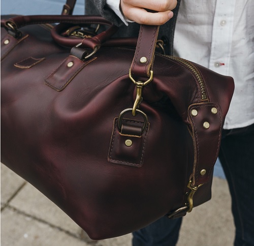 Gustin's Made in the USA Horween Weekender