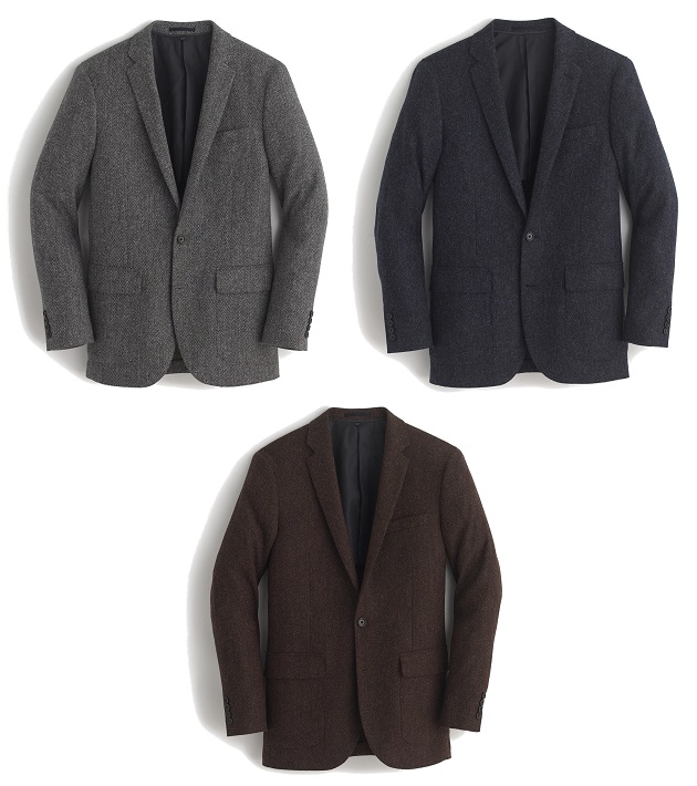 Ludlow Blazer in Grey, Navy, or Brown Tweed