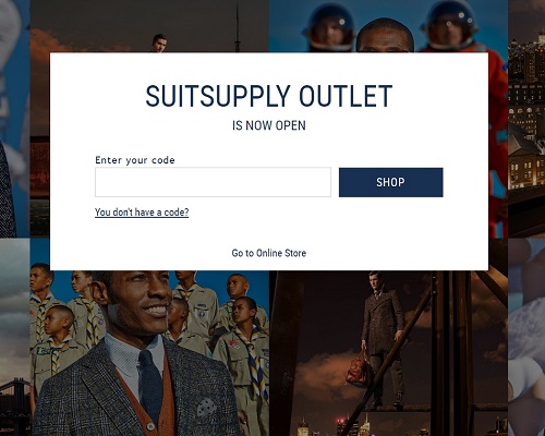 Suit Supply Outlet 2017