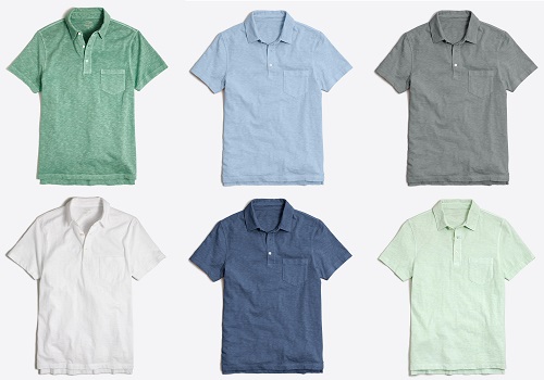 J. Crew Factory Garment Dyed Polo