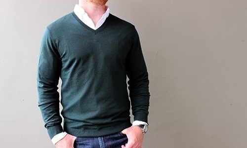 UNIQLO Extra Fine Merino V-Neck Sweater