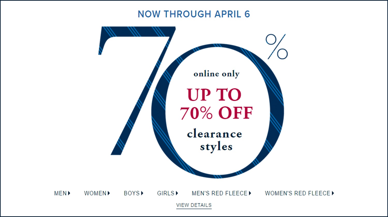 Designer Clearance, Sale up to 70% off