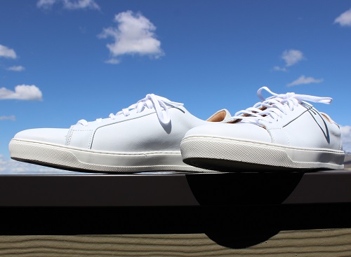 H&M Made in Portugal White Leather Sneakers