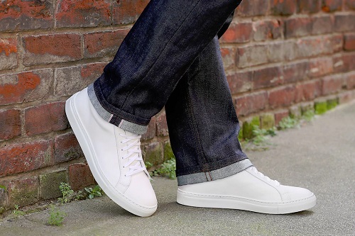 Massdrop Puro Made in Italy White Low-Top Sneakers