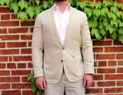 J. Crew Factory Barely There Linen Sportcoat