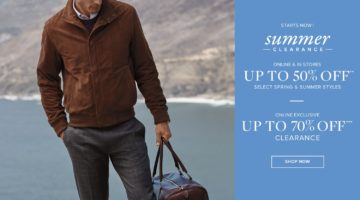 Brooks Brothers Up to 70% off Summer Clearance Event
