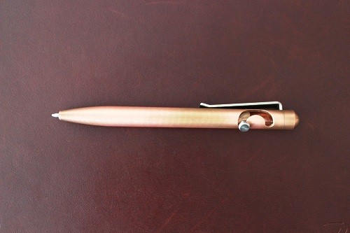 Tactile Turn Copper Glider Bolt Pen