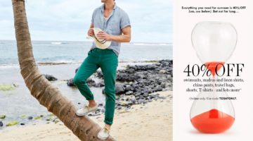 J. Crew 40% off Select Items & Sale Items One Day Sale