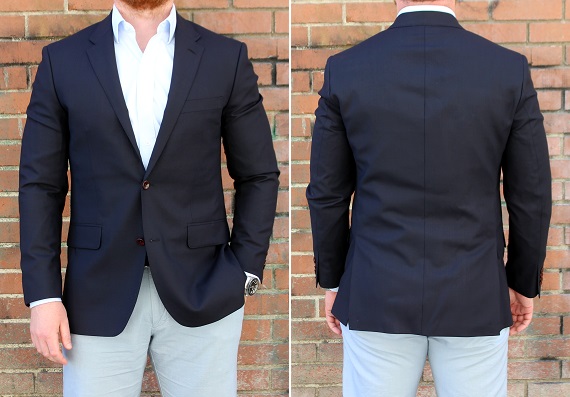 In Review: The Lands' End Half Canvas Italian Wool Blazer | Dappered.com
