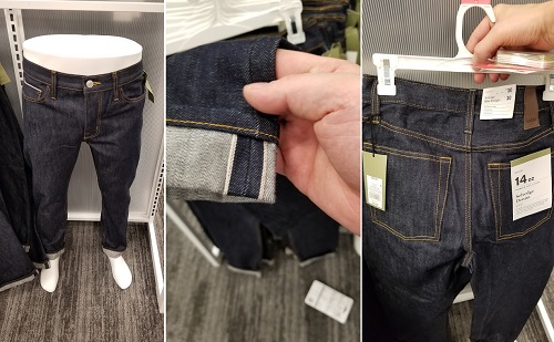 Slim Straight Fit Selvedge Rigid Jeans