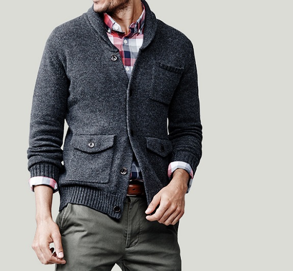 Shawl Collar Cardigan or Pullover
