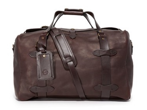 Filson Medium Duffel Bag in Leather