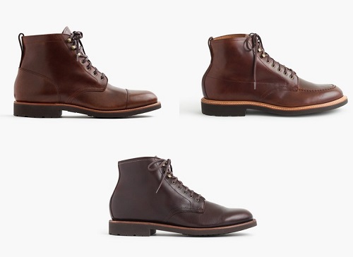 J. Crew Goodyear Welted Kenton Leather Boots