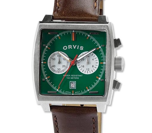 Orvis Square Dial Chronograph