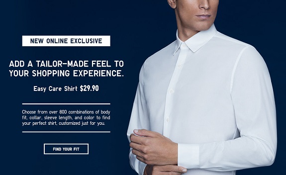 UNIQLO: Neck and Sleeve "Easy Care" Shirts