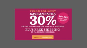 The Dappered Space: Cost Plus World Market’s Friends & Family Sale