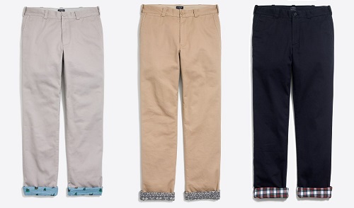 Sutton Flannel Lined Chinos