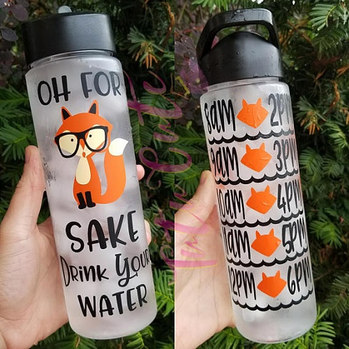 For Fox Sake Water Bottle