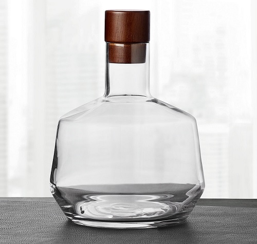 Hotel Collection Decanter w/ Wood Stopper