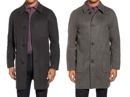 Billy Reid Reversible Wool & Cashmere Walking Coat