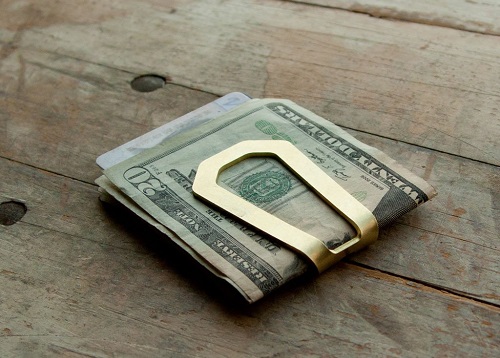 Made in the USA Brass Money Clip