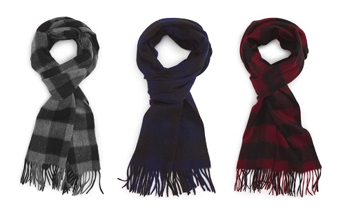 Nordstrom Check Cashmere Scarf 
