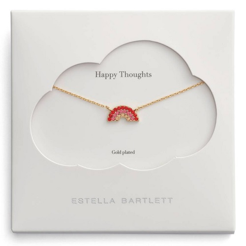 Estella Bartlett Happy Thought Rainbow Necklace
