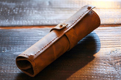 Handmade Leather Pen Pouch