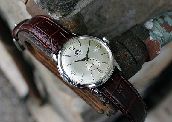 Orient Bambino Small Seconds Automatic Champagne Dial Watch