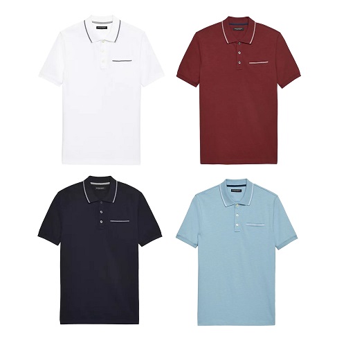 B.R. Piped Luxe-Touch Polos