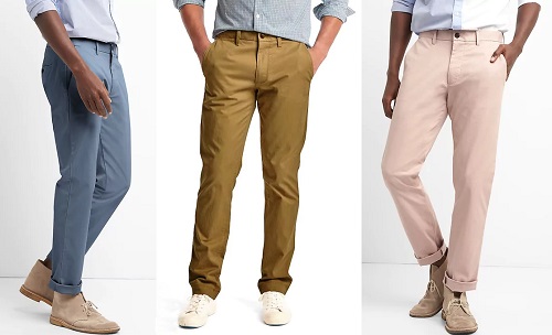 Color Khakis in Slim Fit with GapFlex