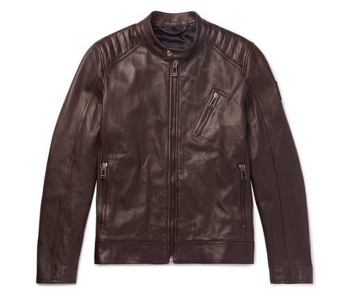 Belstaff V Racer Slim-Fit Leather Jacket