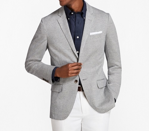 Brooks Brothers Milano Fit Knit Cotton/Linen Sportcoat