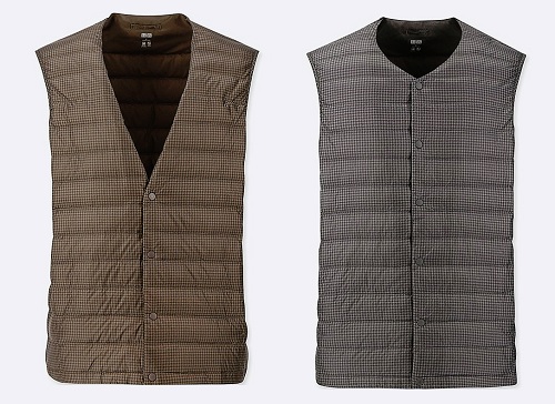 UNIQLO Ultra Light Down Houndstooth Vest