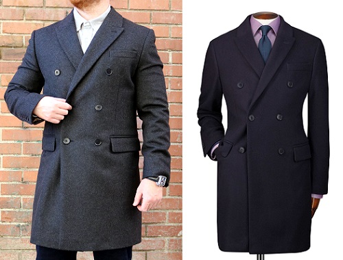 C. Tyrwhitt Wool/Cashmere DB Topcoat
