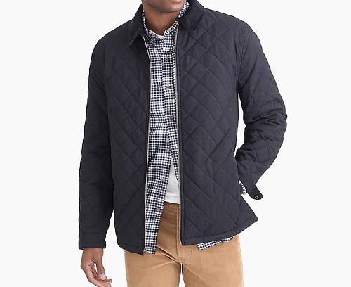 J.C.F. Cotton/Nylon Quilted Jacket