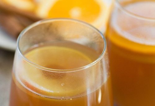 Hot Apple Cider Rum Punch from Brown Eyed Baker