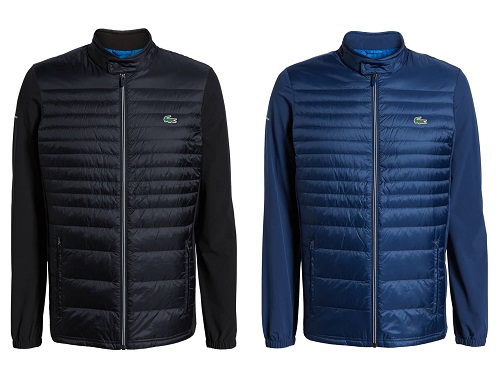Lacoste Sport Water Resistant Quilted Down Golf Jacket
