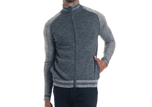 Good Man Brand Slim Fit Merino Wool Track Jacket