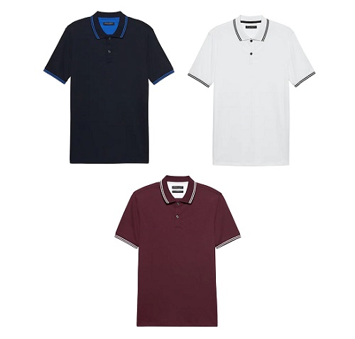Banana Republic Tipped Luxe Touch Polos