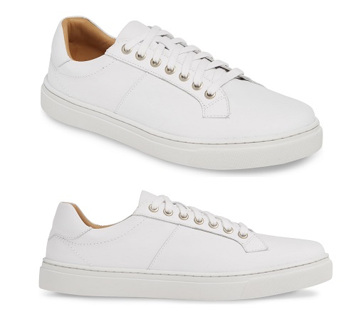 1901 Sloan White Leather Sneakers