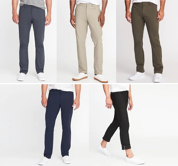 The Old Navy Slim Go-Dry built in Flex PERFORMANCE Pants