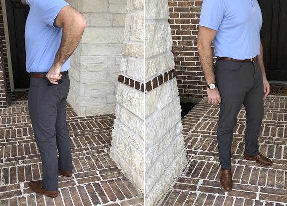 In Review: The Old Navy Slim Go-Dry built in Flex PERFORMANCE Pants | Dappered.com
