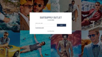 The Suitsupply Online Outlet is OPEN – Summer 2019