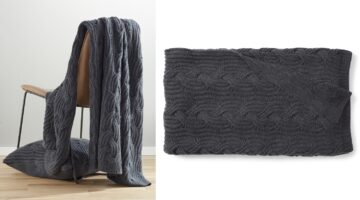 Steal Alert: 50% off a 100% Cashmere Throw Blanket from Nordstrom