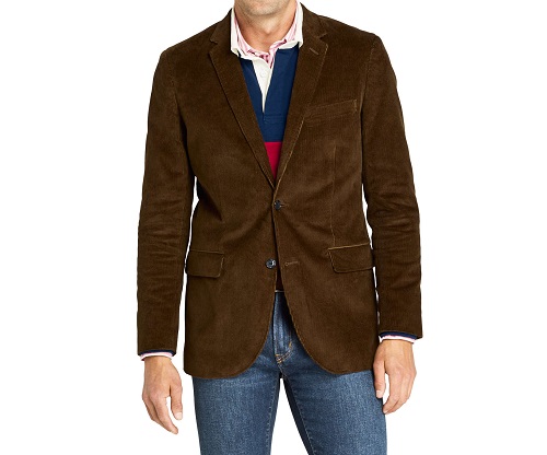Tailored Fit 10 Wale Stretch Corduroy Sport Coat