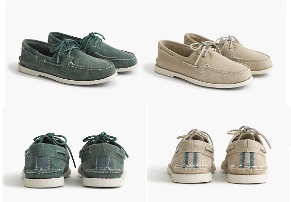 Sperry Top-sider boat shoes in summer suede 