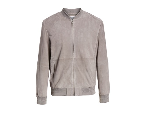 Calibrate Suede Bomber Jacket