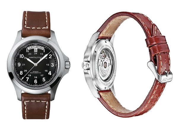 Hamilton Khaki King 40mm Automatic Leather Strap Watch